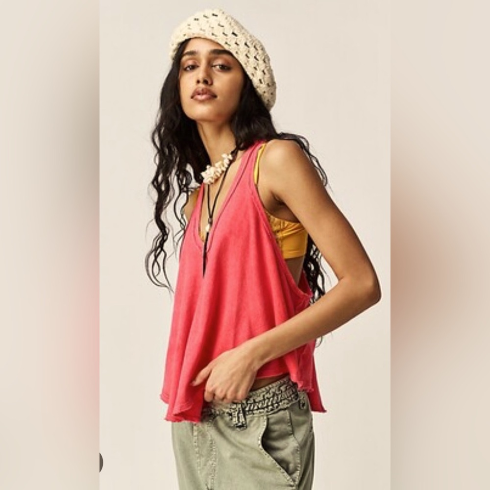 Free People Pink Tank Top